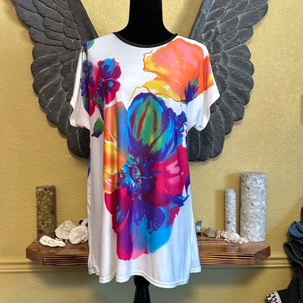 Qed London Floral Tee Shirt